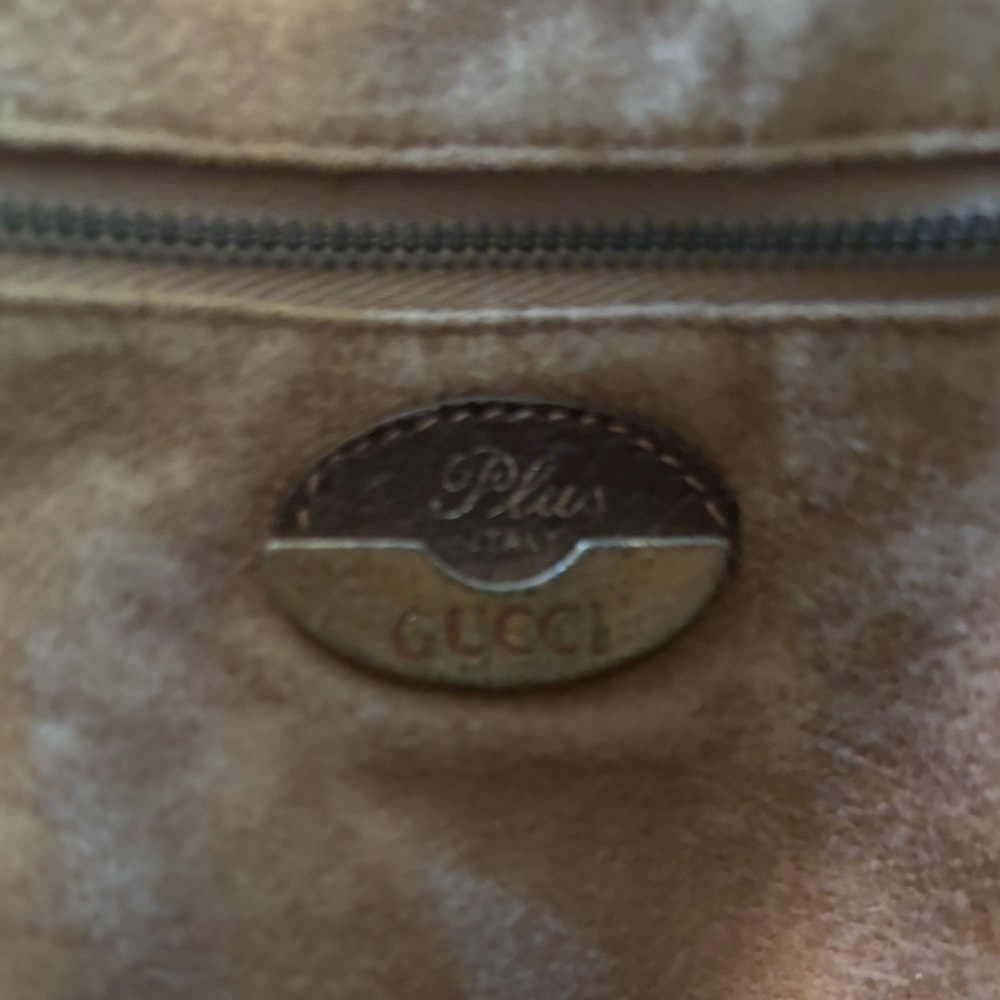 👜 Vintage Gucci Plus GG Monogram Bucket Bag - Picture 12 of 15